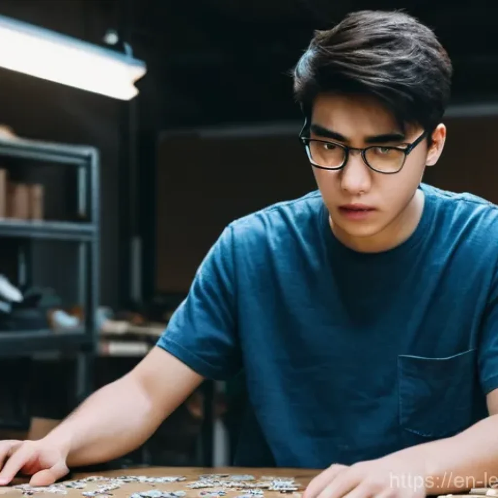 실험적 학습 방법의 비판적 시각 - **Prompt 1: The Illusion of Understanding**
    A young adult (18-25 years old), dressed in a neat b...