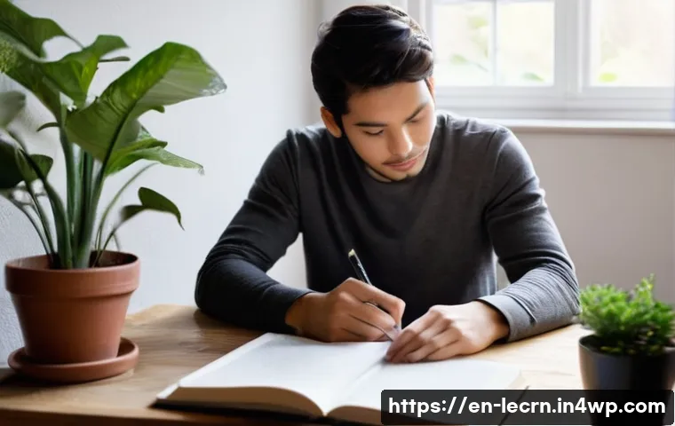 실험적 학습에서의 자료 수집 및 분석 기법 - **Prompt 1: The Eureka Moment of Self-Reflection**
    "A young adult, approximately 25 years old, w...